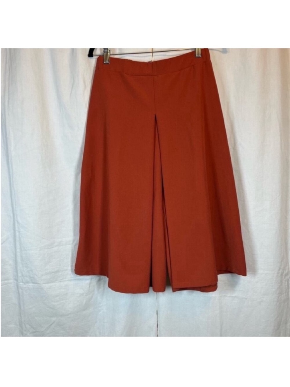 Leith High Waist Wide leg Guacho Pants Rust Orange
